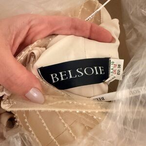 Belsoie Women's Maxi Dress in Champagne